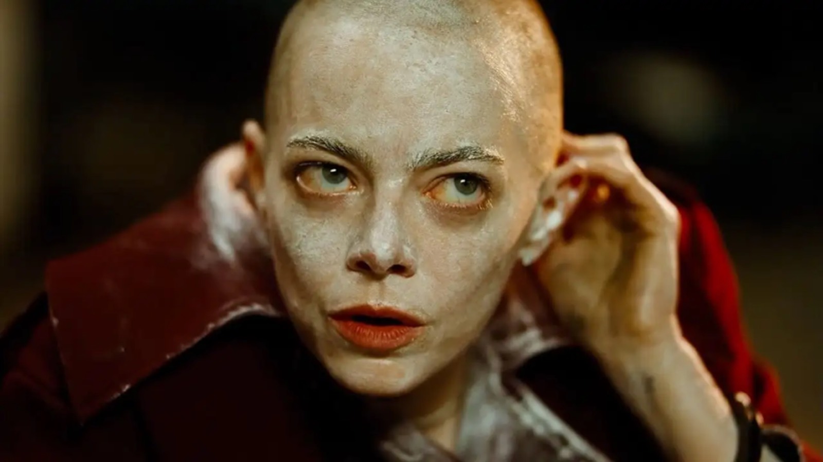 A second still from Poor Things, from Anne Booty's music supervision work