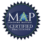 MAP Coaching Institute Certified Practitioner badge